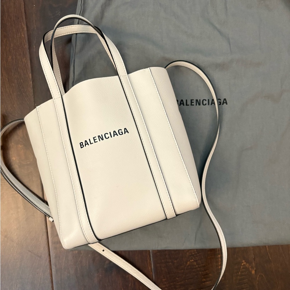 Balenciaga White XXS Tote Bag